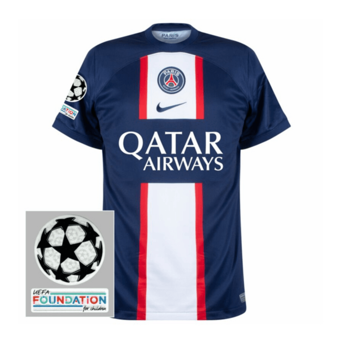 Camisa PSG I [Patch Champions League] 22/23 Nike - Azul - Garcêz Sports