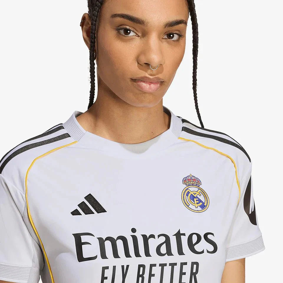 Camisa Real Madrid I Adidas 2025/26 - (Feminina) - Garcêz Sports