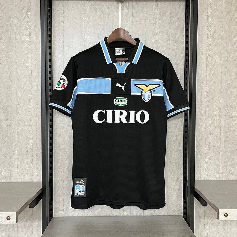 Camisa Retro Lazio Puma Away 1998 Preto - Garcêz Sports