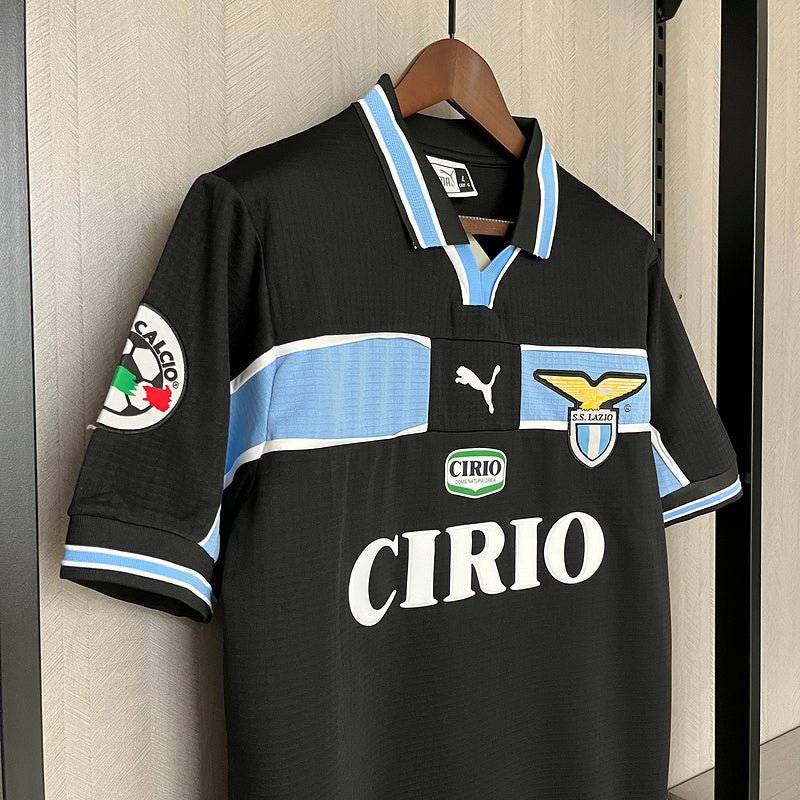 Camisa Retro Lazio Puma Away 1998 Preto - Garcêz Sports