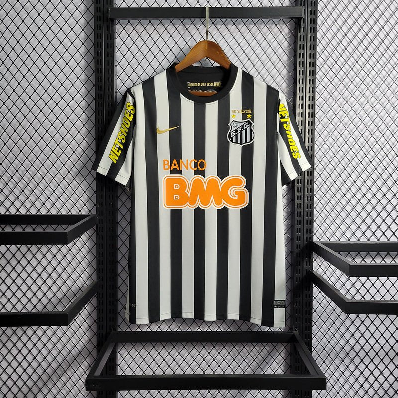Camisa Santos Retrô 2012/2013 Preta e branca - Nike - Garcêz Sports