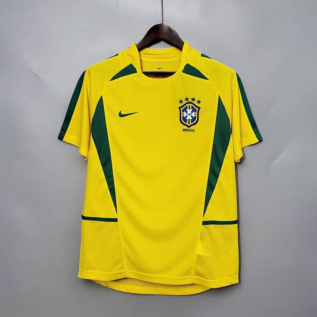 Camisa Seleção Brasileira Retrô 2002 Amarela - Nike - Garcêz Sports