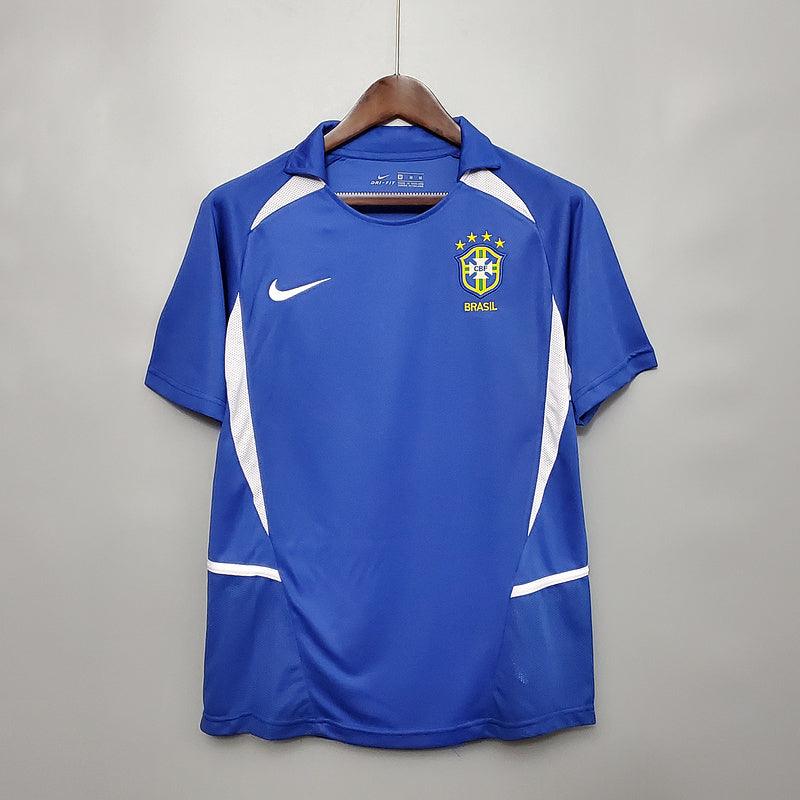 Camisa Seleção Brasileira Retrô 2002 Azul - Nike - Garcêz Sports