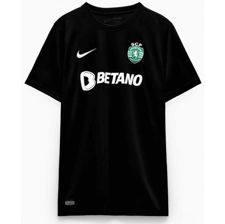Camisa Sporting II 23/24 - Preta - Garcêz Sports