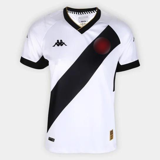 Camisa Vasco Feminino I 23/24 Kappa - Branca com Listra Preta - Garcêz Sports