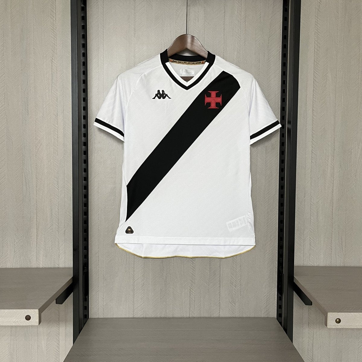 Camisa Vasco I 2025 Kappa Masculina - Branca - (Feminina) - Garcêz Sports