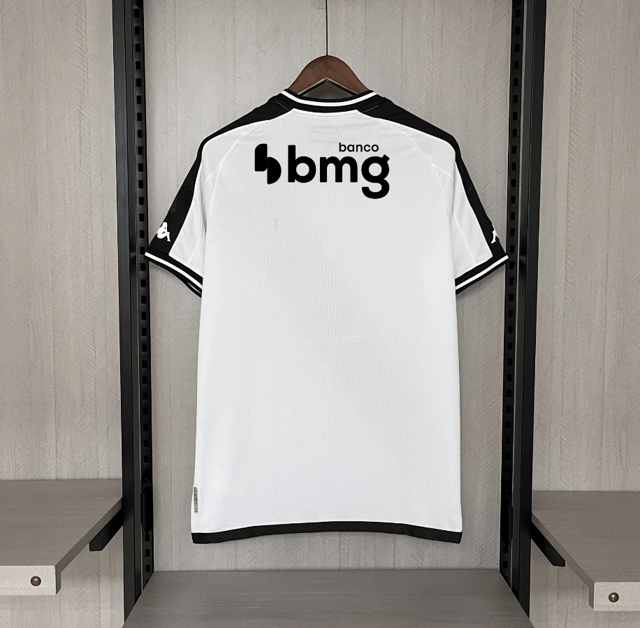 Camisa Vasco I 24/25 Kappa Masculina - Branca (Com todos patrocinadores) - Garcêz Sports
