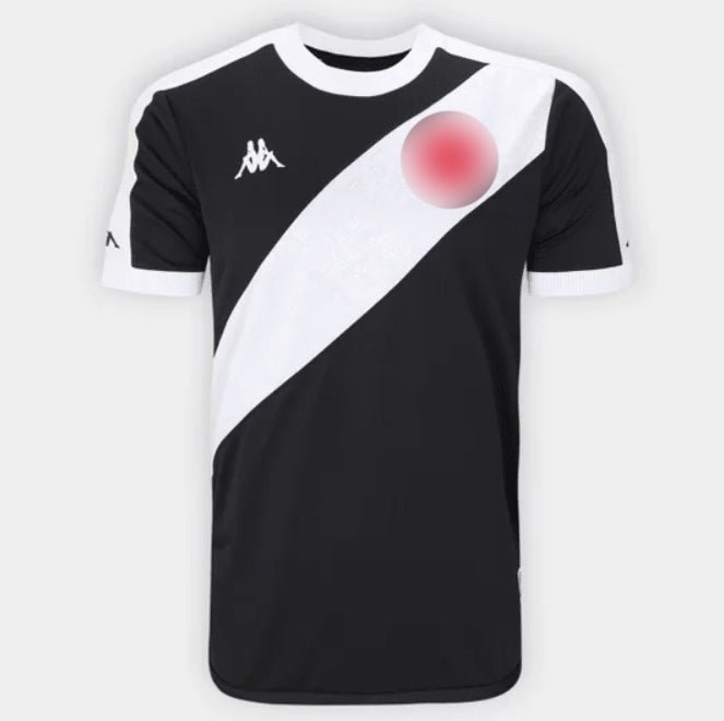 Camisa Vasco I 24/25 Kappa Masculina - Preto+Branco - Garcêz Sports