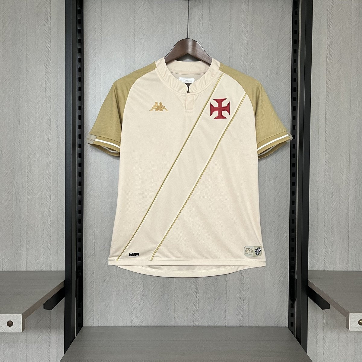 Camisa Vasco III 24/25 Kappa - Bege - (Feminina) - Garcêz Sports