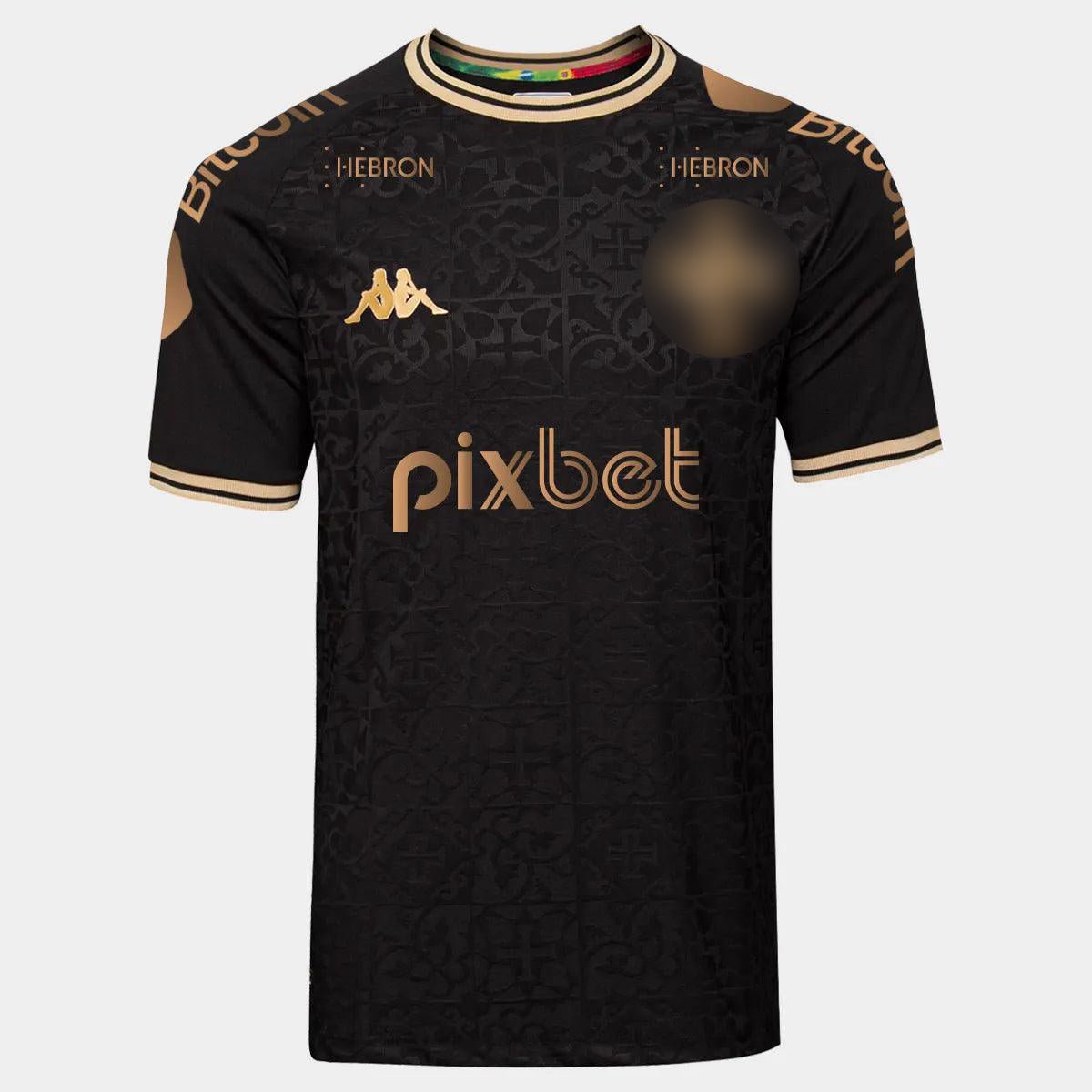 Camisa Vasco III [Com Patrocínio] 22/23 Kappa - Preto - Garcêz Sports