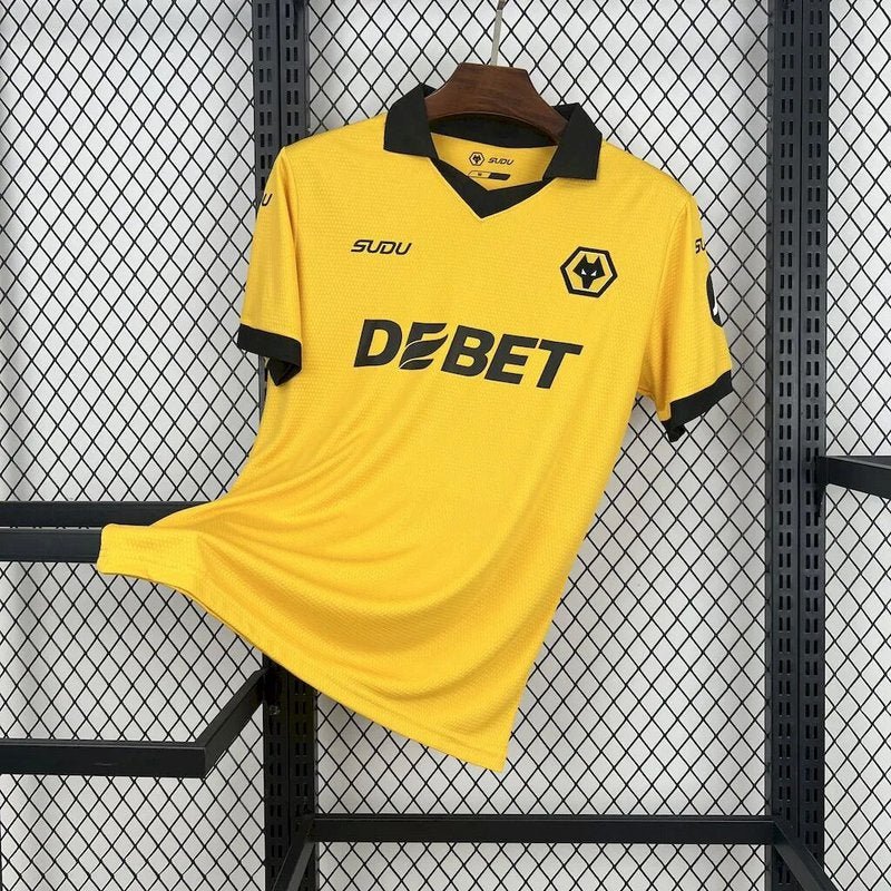 Camisa Wolves I 2025 Castore - Amarelo - Garcêz Sports