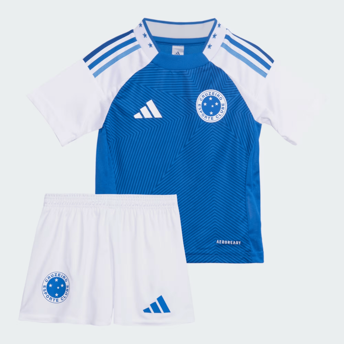 Conjunto Infantil adidas Cruzeiro 2025/26 I - Garcêz Sports