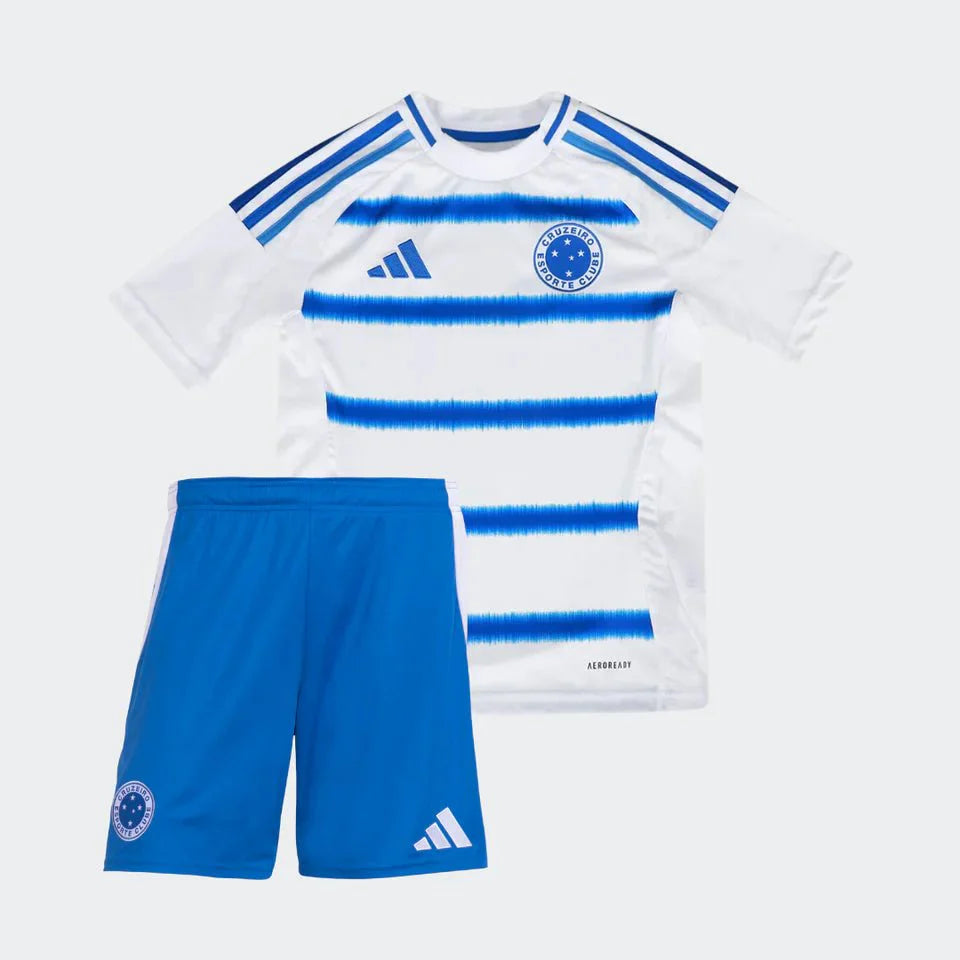 Conjunto Infantil adidas Cruzeiro 2025/26 II - Garcêz Sports