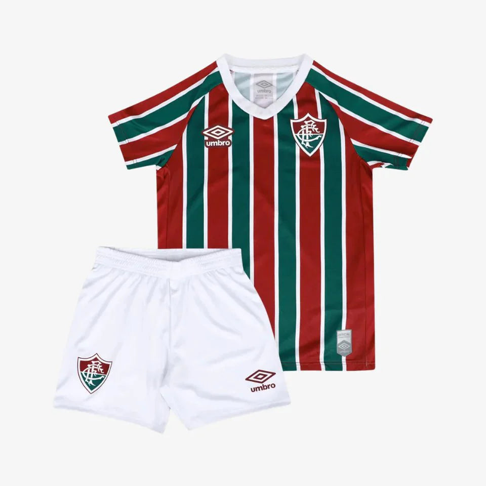 Conjunto Infantil Umbro Fluminense 2025/26 I - Garcêz Sports