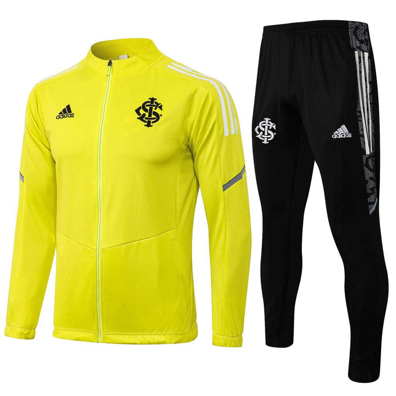 Conjunto Internacional 21/22 Amarelo e Preto - Adidas - Com Fecho - DA Sports Oficial