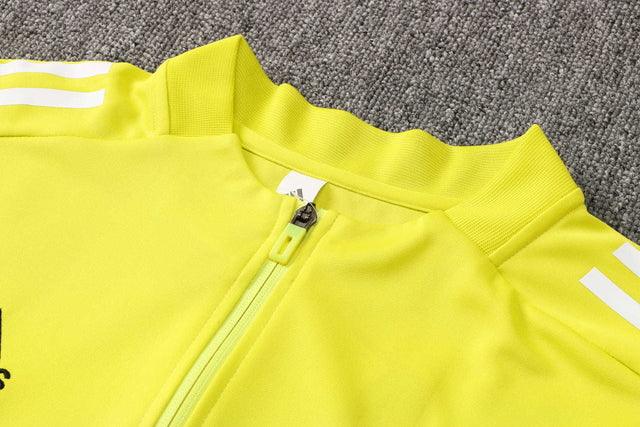 Conjunto Internacional 21/22 Amarelo e Preto - Adidas - Com Fecho - DA Sports Oficial