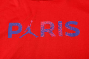 Conjunto PSG 21/22 Vermelho e Preto - Jordan - Com Capuz - DA Sports Oficial