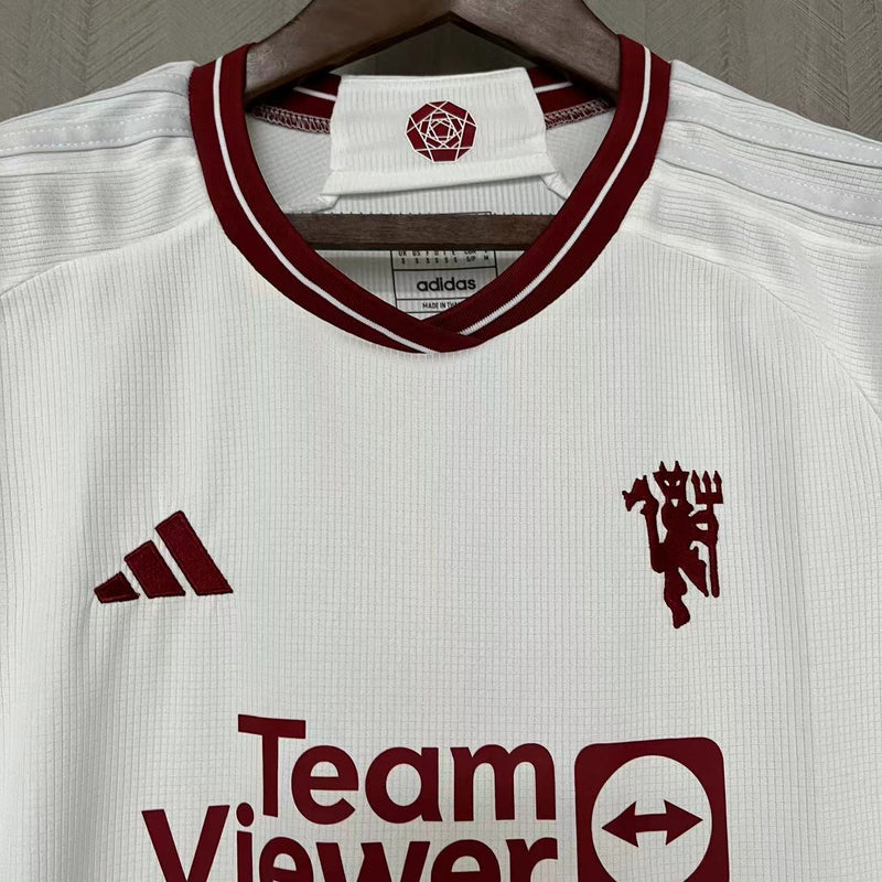 Camisa Manchester United Away 23/24 s/n° Torcedor Feminina