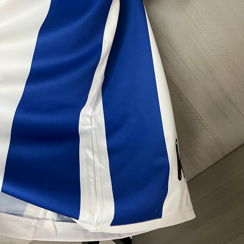 Camisa Real Sociedad Home 24/25  Torcedor Masculina - Azul e Branco