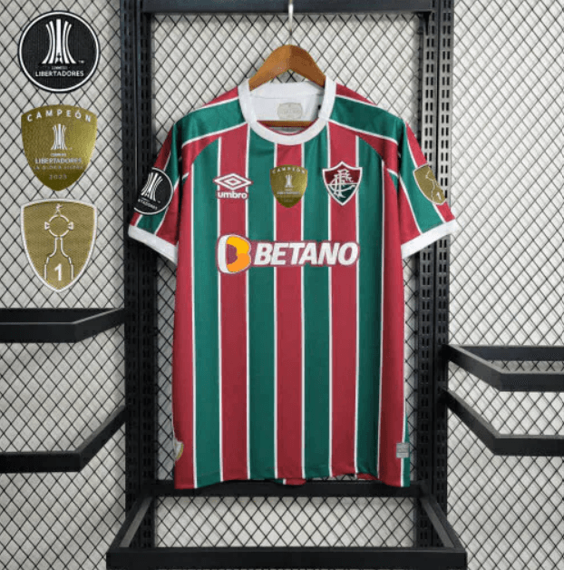 Fluminense - 2023/24 Casa - Com todos os Patches - Garcêz Sports