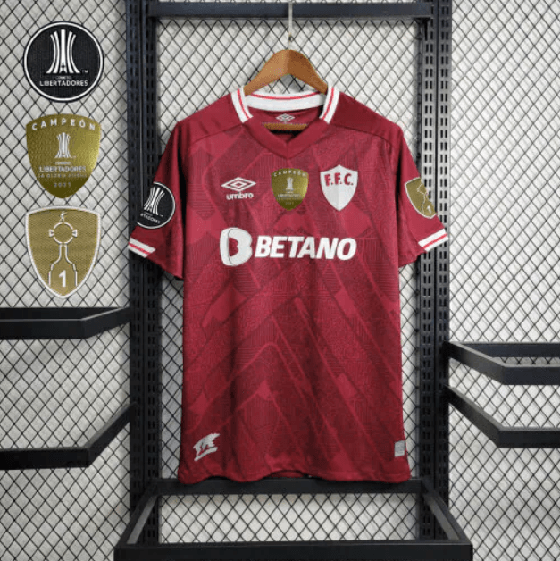 Fluminense - 2023/24 Fora - Com todos os Patches - Garcêz Sports