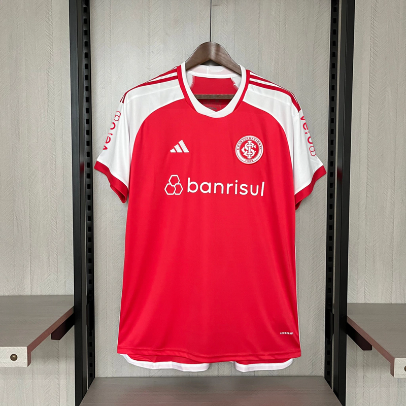 Camisa Internacional I 2024/2025 Torcedor Masculina Com Patrocínios