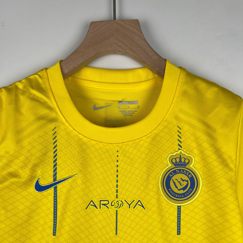 Kit Infantil Al Nassr I 23/24 - Amarela - DA Sports Oficial