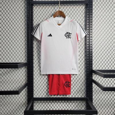 Kit Infantil Flamengo 23/24 - Branco II - DA Sports Oficial
