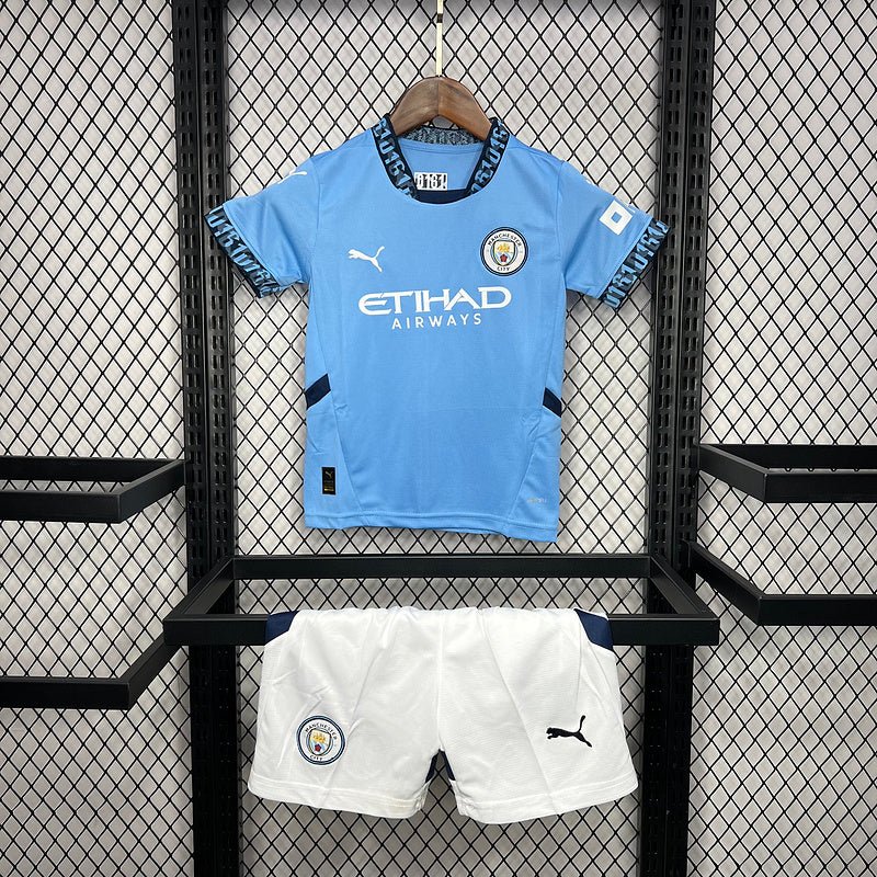 Kit Infantil Manchester City Home 24/25 - Garcêz Sports
