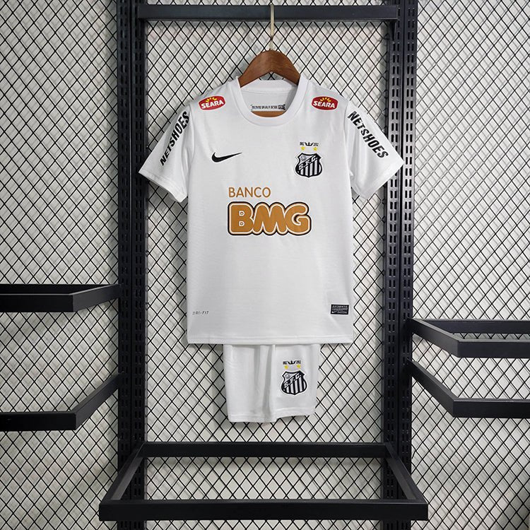 Kit infantil Santos 2012 Retrô - Branca Nike - Garcêz Sports