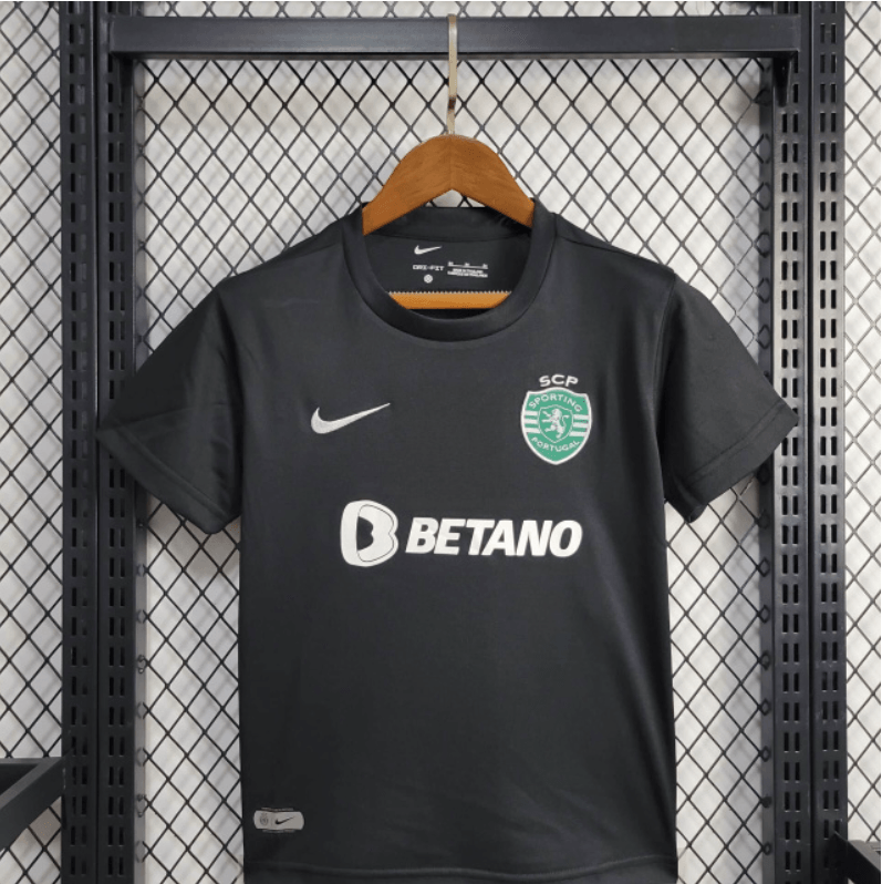Kit Infantil Sporting 24/25 Preto - Garcêz Sports