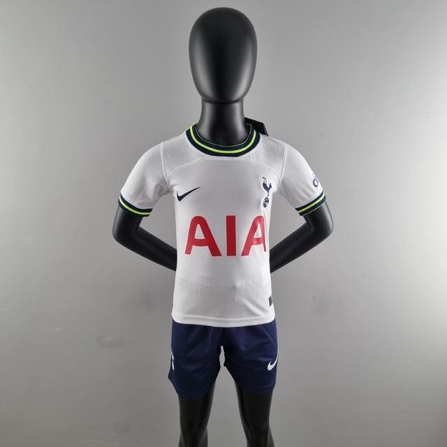 Kit Infantil Tottenham Spurs 22/23 Nike - Branco - DA Sports Oficial
