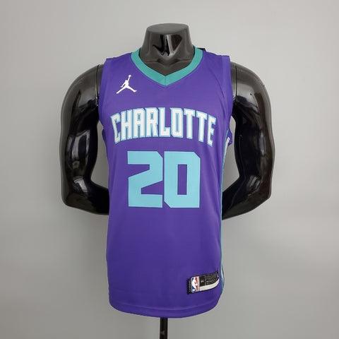 Regata Charlotte Hornets Masculina - Roxa - Garcêz Sports