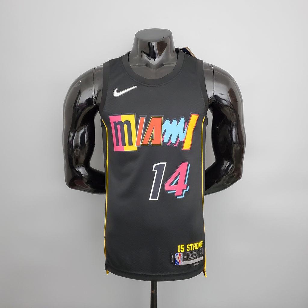 Regata Miami Heat Masculina - Preta - Garcêz Sports