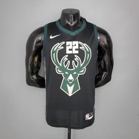 Regata Milwaukee Bucks Masculina - Preta - Garcêz Sports