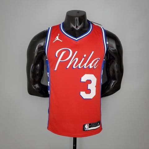 Regata Philadelphia 76ers Masculina - Vermelha - Garcêz Sports